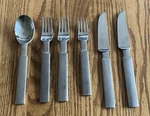 6 Pieces Dansk Japan Artisan Stainless Steel Flatware Fork Knife Soup Spoon. Fixed Price $84.15.