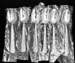 New Oneida Usa Stainless Unity Set Of 6 Teaspoons 1/8" Glossy Flatware. Fixed Price $49.99.