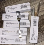 72 -dinner Fork, Winco 0015-054 Lauafette 18/0. Fixed Price $25.20.