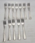 12 Steelite Dinner Fork European 8.25" Marin Satin Restaurant Ware 5700SX022. Fixed Price $35.54.