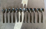 12 Pottery Barn PBN41 Spoons Oval Place Soup Table Hammered 18/10 Discontinued. Fixed Price $64.98.
