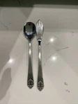 Stanley Roberts Stainless Japan SRB84 Sugar Spoon Satin Medallion Tip. Fixed Price $13.75.