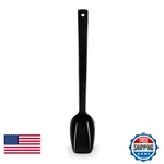 Carlisle Foodservice Products Plastic Solid Spoon 10 Inches Black Pack Of 12. Fixed Price $37.80.