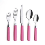 Annova Silverware Stainless Steel Colorful Tableware Kitchen Flatware Set.... Fixed Price $33.89.