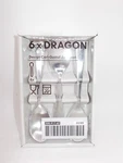 Ikea Dragon Coffee Tea Spoons Pack New 500.917.62. Fixed Price $22.50.