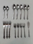 Set Of 15 Potter & Smith PTH3 Stainless Flatware Spoons Forks Replacement Pieces. Fixed Price $16.99.