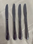 10 Strawberry Street Beaded Edge Dinner Knives Set Of 4 Stainless Steel. Fixed Price $14.99.