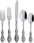 Oneida Michelangelo 20-PIECE Stainless Steel Flatware Set, Service For 4, Silver. Fixed Price $94.00.
