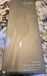 Lenox Opal Innocence Flatware 5-PIECE Place Setting Stainless Steel. Fixed Price $32.50.