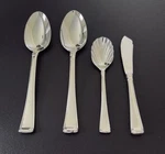 Serving Set 4 Pc Piece Column Shiny Gorham Flatware Stainless 18/10 New. Fixed Price $19.99.
