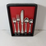 Towle Beaded Antique 18/10 Stainless Steel 45PC Flatware Set New Box. Fixed Price $139.99.