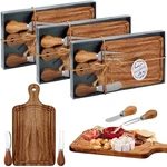3 Sets Bridal Baby Shower Cheese Prizes Wooden Square Board Gift Knives F.... Fixed Price $43.27.