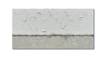 Nankai Hand-painted Grey White Minimalist Oil Painting 30X60 Inches Large.... Fixed Price $256.17.