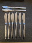 Set Of Italian Alessi Inox 18/10 Butter Knives Spreading. Fixed Price $40.00.