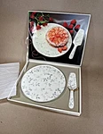 Mikasa Japanese Feelings Porcelain Bone China Cake Serving Plate And Server. Fixed Price $29.99.