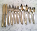 Silco International Stainless INS125 Place Setting Knives Forks & Spoons. Fixed Price $38.00.
