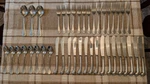Pottery Barn 18/8 Stainless Flatware Set 42 Pc Japan Glossy PBN8. Fixed Price $179.99.