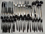 58PC Coreling CGS3 Stainless Norway Flatware Set - Service For + Serving. Fixed Price $225.00.