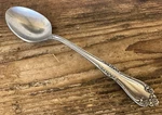 1 Oval Soup Place Spoon Mansfield Oneida Floral 2746 Scrolls Stainless. Fixed Price $10.99.