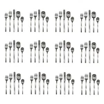 Mikasa Zena 18/8 Stainless Steel 60PC. Flatware Set (service For Twelve). Fixed Price $399.99.