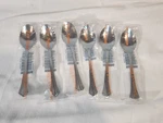 Estia Gourmet, Stainless Steel Dorian Teaspoons, Set Of 6, New And Nice!. Fixed Price $9.99.