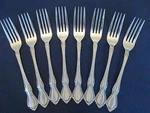 Set Of 8 Dinner Forks! Vintage Towle Supreme Cutlery: TWS530 Pattern!. Fixed Price $45.00.