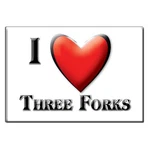 Three Forks, Gallatin County, Montana - Fridge Magnet Love Souvenir Usa. Fixed Price $5.90.