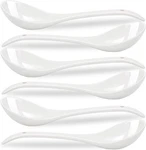 Porcelain Mini Ladles, 9 Inch Large Soup Spoons, 6 Pieces Premium White. Fixed Price $26.13.
