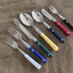 New Ginkgo Prix 18/0 Stainless 7PC Teaspoon Fork Knife Salad Cocktail. Fixed Price $43.99.