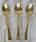 Retroneu Century Replacement Teaspoons Goldplated Korea Flatware Lot Of 3. Fixed Price $11.98.