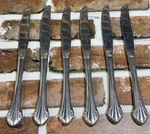 6 Dinner Knives Oneida Ltd 1881 Rogers Bittersweet Repose Stainless Floral. Fixed Price $19.99.