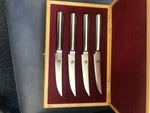 DMS400 Shun Steak Knife Set W/bamboo Gift Box. Fixed Price $400.00.