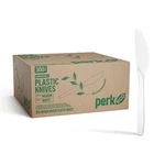 Staples Perk Compostable Plastic Knife Medium-weight White PK56199. Fixed Price $35.93.