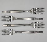Interpur INR45 Double Band Flower Stainless Steel Salad Fork - Set Of. Fixed Price $11.99.