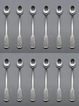 Oneida 18/10 Stainless Flatware Hampshire Iced Beverage Spoons - Set Of Twelve. Fixed Price $21.99.