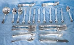Oneida Affection Silverplate Flatware With Walnut Storage Box. Made In Usa,.... Fixed Price $185.00.