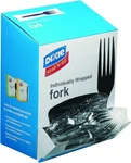 Dixie Grab Go Individually Wrapped Cutlery Forks Black 90/BOX. Fixed Price $16.32.