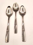 Orleans Silver ORL74 Pattern 3 Teaspoons Stainless Flatware Mid Century Rare. Fixed Price $21.12.