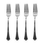 Gorham Nouveau 18/8 Stainless Steel 8" Dinner Fork (set Of Four). Fixed Price $99.99.