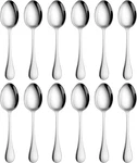 Artaste Rain 18/10 Stainless Steel Teaspoons, 6.25 Inch, Mirror Polished Silver,. Fixed Price $45.43.