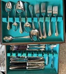 Oneida 2231005A Golden Juilliard Fine Flatware Set - Silver With Tip. Fixed Price $699.00.