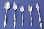 Amefa Holland Stainless 5 Pcs Place Setting Forks Spoons Knife. Fixed Price $12.99.