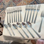 Wallace Centennial 18/10 Stainless Steel Flatware Set 18PC Service For 6 Glossy. Fixed Price $77.00.