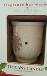 Nib Langley Tuscany Candle Electric Fragrance Bar Warmer White Snowflake. Fixed Price $10.00.