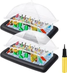 Leitee Inflatable Serving Bar Kit Includes Salad Buffet Tray With Drain Black. Fixed Price $44.41.