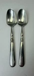 Two Set 2 Satin Stainless Tea Spoon Yamazaki Old Denmark Japan 6.5". Fixed Price $37.99.
