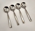 Oneida Easton 18/10 Stainless Steel Round Bowl Spoons 6.25" (set Of Four). Fixed Price $24.88.