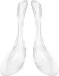 Vosarea 2PCS Clear Glass Spoons Asian Soup Foods. Fixed Price $18.27.