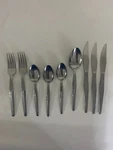 Amere AEF3 Floral Pattern Stainless Steel Flatware Mcm (9) Assorted Pieces. Fixed Price $31.90.