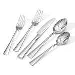 Kingstone 18/10 Stainless Steel Flatware, Forged 5-PIECE, Silver. Fixed Price $21.82.